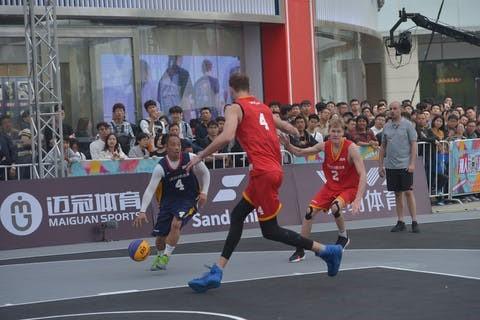 FIBA 3x3 challengers 南京大会、222㎝のロシア選手との対戦