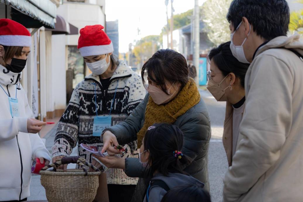 呉服元町を回遊して、まちの良さを知ってほしい「サンタさんの落とし物
