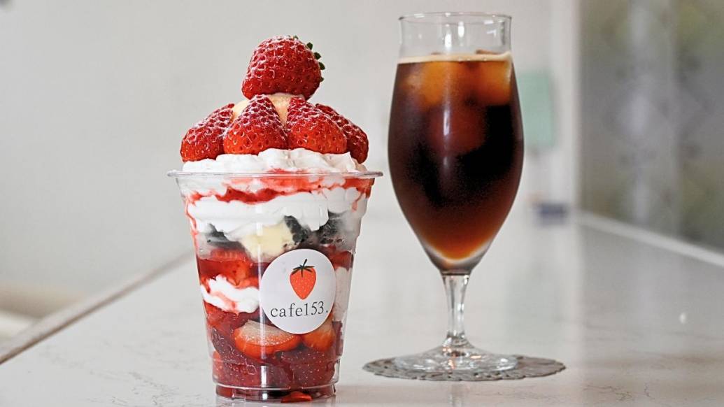 【唐津カフェ】いちご好き必見！「cafe153.」の絶品パフェといちごさんサンド
