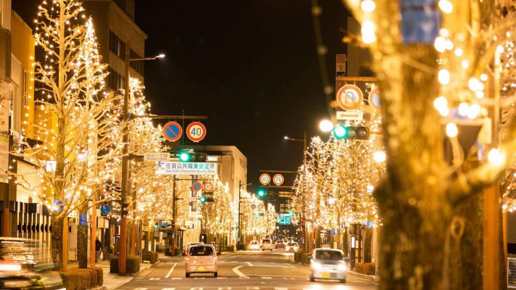 【サガ・ライトファンタジー2023】佐賀市の中央大通りが今年もライトアップ！